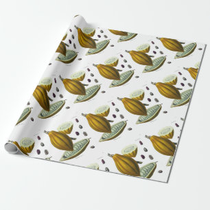 Papier vintage de cadeau d'illustration de graine