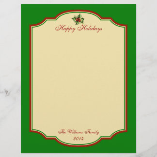 Papier Vintage de Noël personnalisé vacances stationnaire