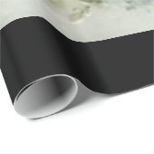 Papier vintage d'emballage cadeau d'anges de (Coin rond)