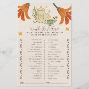 Papier Vintage Faecore Floral Thé Fête des mariées Jeu