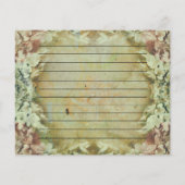 Papier Vintage Floral Recipe Cards (Dos)