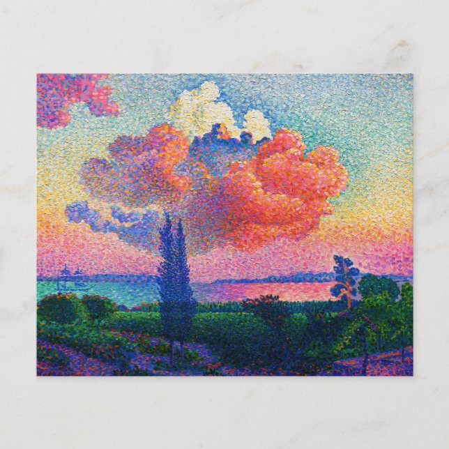 Papier Vintage Le nuage rose (1896) (Devant)