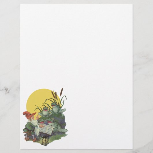 Papier Vintage Music Magazine Couverture Art, Etude Frog  (Devant)