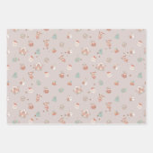 Papier Vintage Noël Papier 3 feuilles (Devant 3)