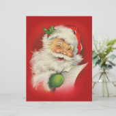 Papier Vintage Noël Père Noël (Debout devant)