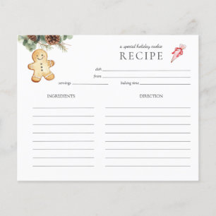 Papier Vintage pain d'épices biscuit homme de vacances