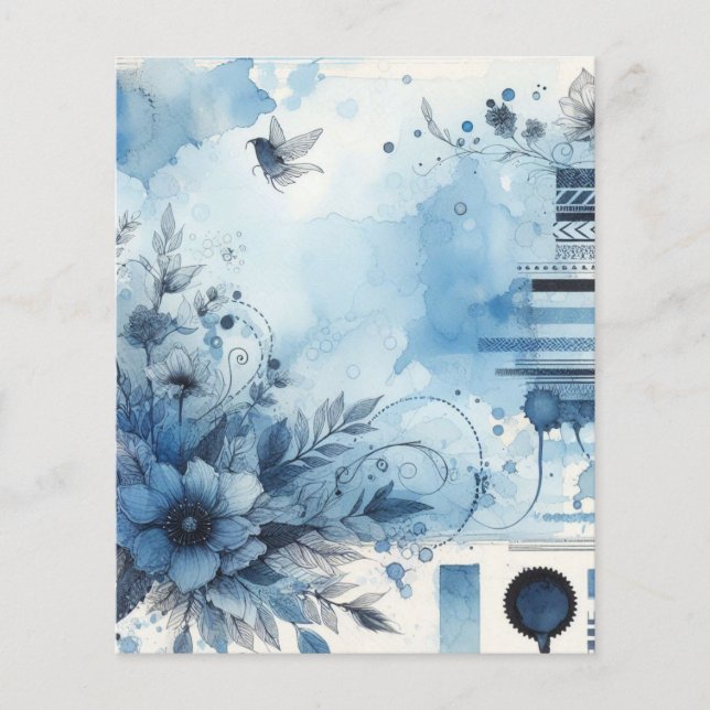 Papier vintage pour scrapbooking de journal de bri (Devant)