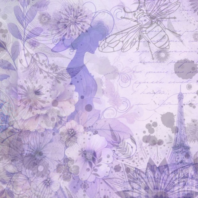 Papier vintage pour scrapbooking, éléments éphémèr (Decoupage Junk Journal Scrapbook Paper)