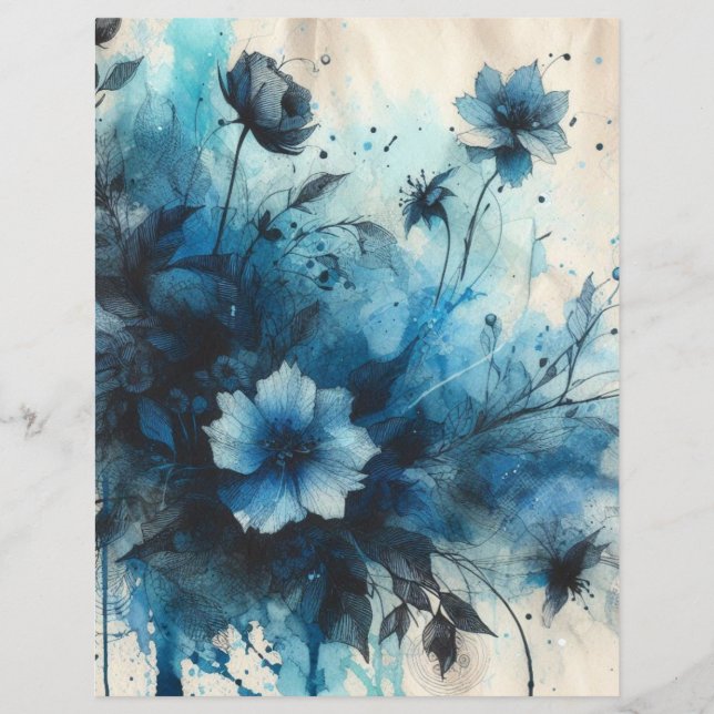 Papier vintage pour scrapbooking, éléments éphémèr (Devant)