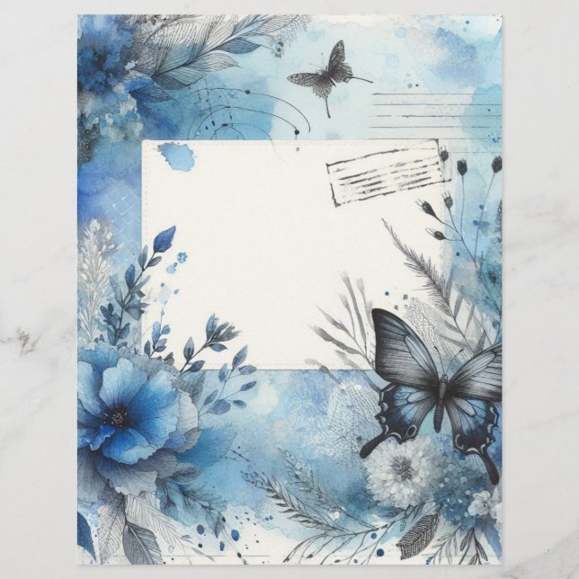 Papier vintage pour scrapbooking, éléments éphémèr (Devant)