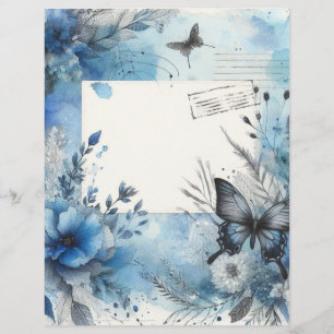 Papier vintage pour scrapbooking, éléments éphémèr