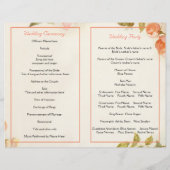 Papier Vintage romantique peinture de mariage rose progra (Dos)