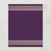 Papier Violet | Budget Gold Confetti 40e anniversaire fêt (Dos)