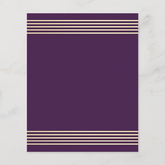 Papier Violet | Budget Gold Confetti 40e anniversaire fêt (Dos)