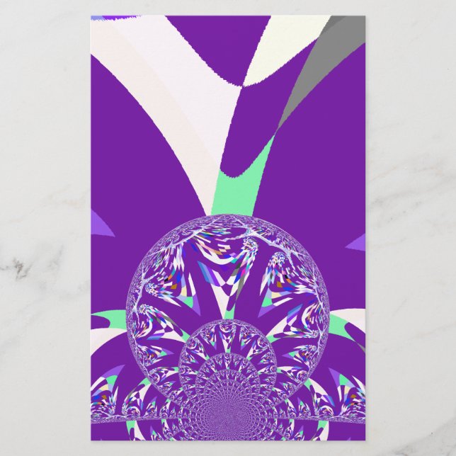 Papier Violet rétro (Devant)