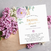 Papier Violet violet fleurie Fête des mariées budgétaire