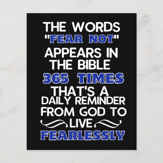 Papier Vis sans peur (Devant)