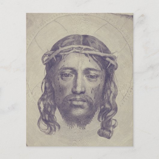 Papier Visage du Christ sur le Voile de Saint-Veronica (Devant)
