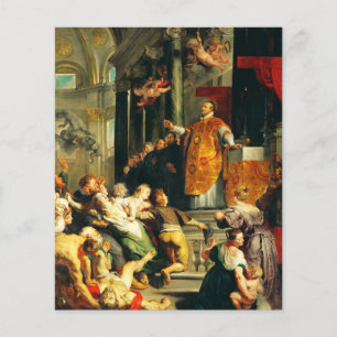 Papier Visions d'Ignace par Peter Paul Rubens