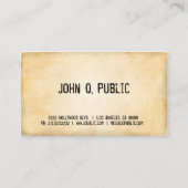  papier visitekaartje (Voorkant)