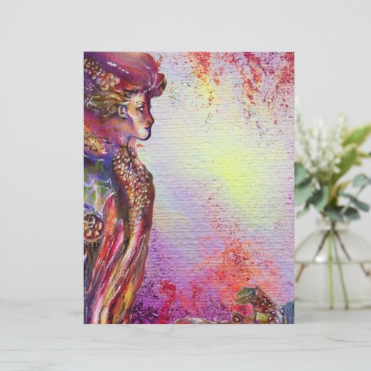 PAPIER VIVIEN ET MERLIN (Debout devant)