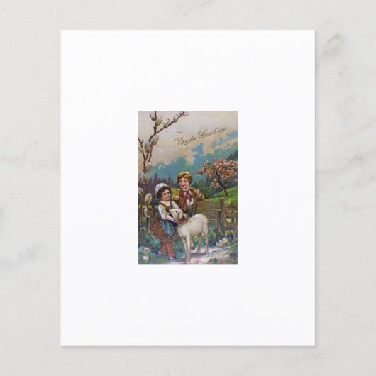 Papier Vœux de Pâques 1908 (Dos)