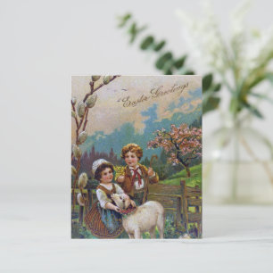 Papier Vœux de Pâques 1908