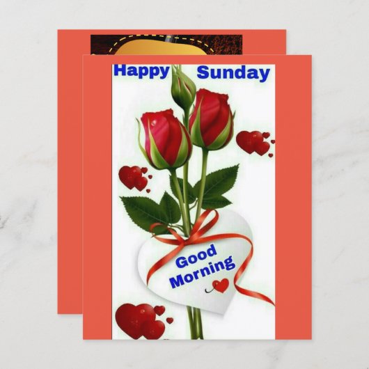 Papier voeux du dimanche (Devant / Derrière)