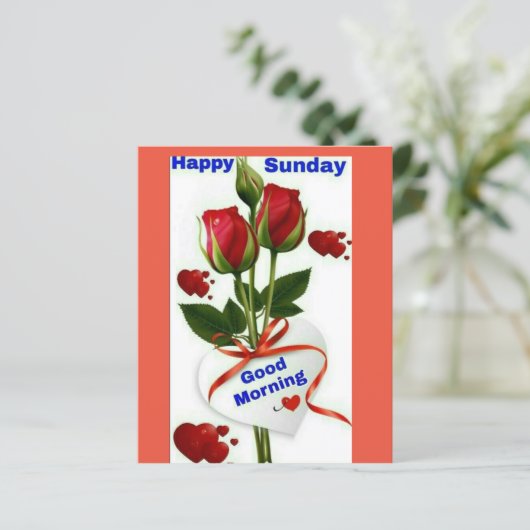 Papier voeux du dimanche (Debout devant)