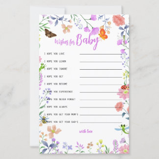 Papier Vœux personnalisés de petit amour pour bébé
