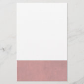 Papier Voeux pour le bébé - Baby shower Fun Jeu Floral (Dos)