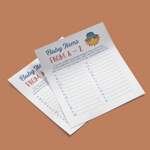 Papier Voici le Jeu de Douche Fils Bébé garçon