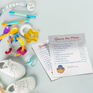 Papier Voici le Jeu de Douche Fils Bébé garçon