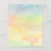 Papier Voici L'Invitation Du Baby shower Soleil (Dos)