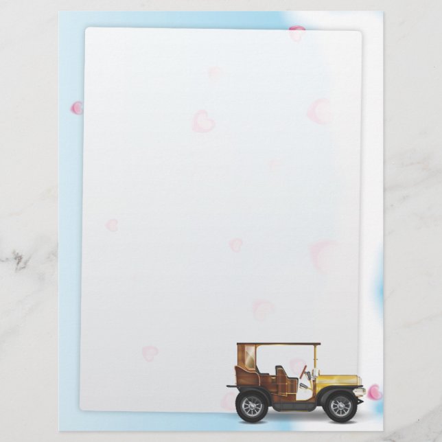 Papier Voiture classique (Devant)