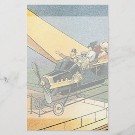 Papier Voiture convertible Steampunk de science-fiction v (Devant)