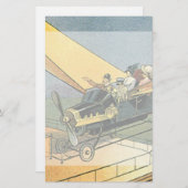 Papier Voiture convertible Steampunk de science-fiction v (Devant / Derrière)