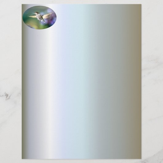 Papier Vol de colibri (Devant)