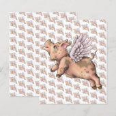 Papier Voler des cochons (Devant / Derrière)