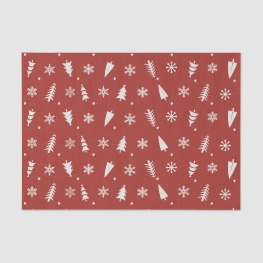 Papier voor aangepast kerstviercapatroon (Voorkant)