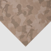 Papier voor baby's met bruin camouflage (Detail)