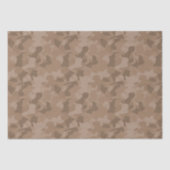 Papier voor baby's met bruin camouflage (Voorkant)
