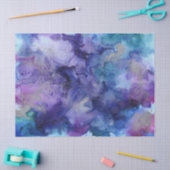 papier voor blauw en paars weefsel (Craft)