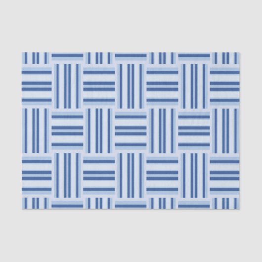 Papier voor blauw Stripes (Voorkant)