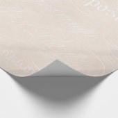 papier voor botanische crème beige-tekstperkament (Hoek)