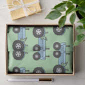  papier voor de blauwe opvulling van trekkers (Geschenk)