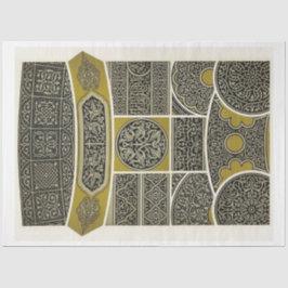 Papier voor de ontkoppeling van Aziatische patrone