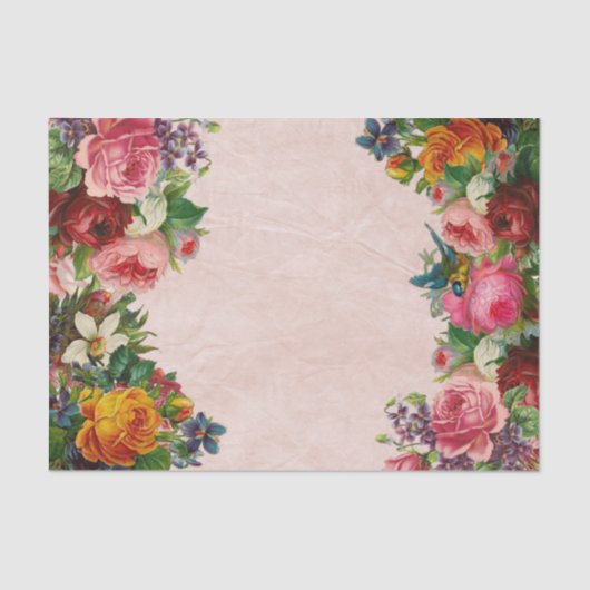 papier voor de ontkoppeling van Floral bouquet (Voorkant)