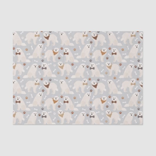 Papier voor de uitgifte van grote Pyreneeën en Bot (Voorkant)