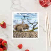 Papier voor eekhoorndozen servet (Insitu)